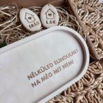 NÉLKÜLED ELINDULNI ajándékbox közepes tálkával - bézs