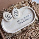 OTT AZ OTTHONOM ajándékbox közepes tálkával - bézs