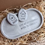 OTT AZ OTTHONOM ajándékbox közepes tálkával - szürke