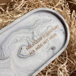 NÉLKÜLED ELINDULNI ajándékbox nagy tálkával - szürke