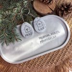 TELEFON, KULCS, PÉNZTÁRCA? ajándékbox nagy tálkával - szürke