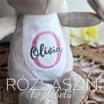 Névre szóló plüss nyuszi