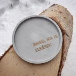 BMEG, MA IS ELKÉSEK - kis tálka - szürke