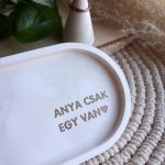 ANYA CSAK EGY VAN - közepes tálka - bézs