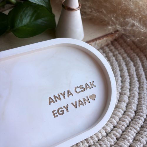 ANYA CSAK EGY VAN - közepes tálka - bézs