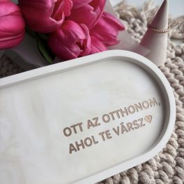OTT AZ OTTHONOM - közepes tálka - bézs