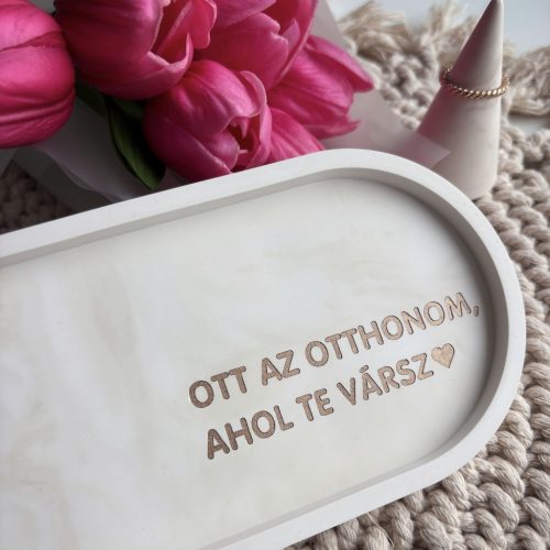 OTT AZ OTTHONOM - közepes tálka - bézs