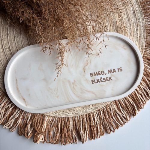 BMEG, MA IS ELKÉSEK - nagy tálka - bézs