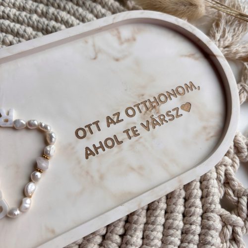 OTT AZ OTTHONOM - nagy tálka - bézs